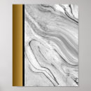Recherche de marbre blanc noir posters Minimaliste