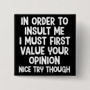 Recherche de insultes badges Humour