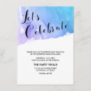 Recherche de bleu turquoise bar bat mitzvah invitations Violet