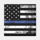 Recherche de ligne bleue magnets Police