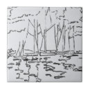 Recherche de dessin de paysage carreaux Côtier