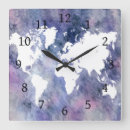 Recherche de monde horloges Plan du monde