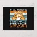 Recherche de dépendance cartes postales Caféine