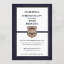 Recherche de retraite de police invitations Célébration