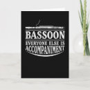 Recherche de bassoons vœux cartes Instrument