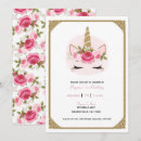 Recherche de de licorne invitations Moderne