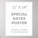 Recherche de dates importantes posters Anniversaire