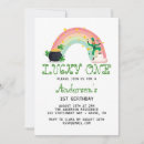 Recherche de lucky one 1ans anniversaire invitations Pas de photo
