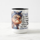 Recherche de vieille dame tasses Humour