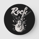 Recherche de guitares horloges Joueur de guitare