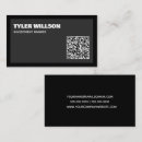 Recherche de investissements cartes visite Conseiller