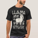 Recherche de funny alpaca tshirts Llama