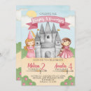 Recherche de princesse et chevalier invitations Dragon