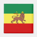 Recherche de lion de rasta magnets Haile selassie