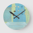 Recherche de art abstrait contemporain horloges Bleu