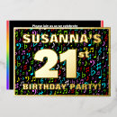 Recherche de musical anniversaire invitations Coloré