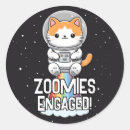 Recherche de space cat autocollants Astronaute