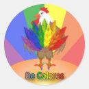 Recherche de coq coloré autocollants Cursillon