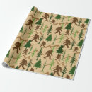 Recherche de montagne papier cadeau Sasquatch