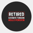 Recherche de tension autocollants Pension
