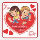 Recherche de vintage valentines day autocollants Amour