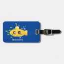 Recherche de sous marin bagages étiquettes Mignon