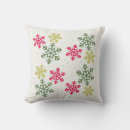 Recherche de flocons de neige coussins Maison de vacances
