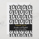 Recherche de douche de couples vœux cartes Noir et blanc