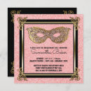 Recherche de masquerade 16ans anniversaire invitations Boule de mascarade