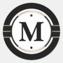 Recherche de années 1920 autocollants Monogramme