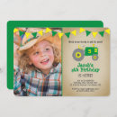 Recherche de tractor anniversaire invitations Vert et jaune