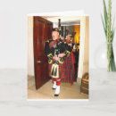 Recherche de joueur de cornemuse vœux cartes Tartan