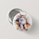 Recherche de chat blanc badges Chats