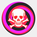 Recherche de crâne rouge autocollants Emo