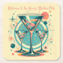 Recherche de les années 50 dessous de verres Martini