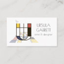 Recherche de majuscule cartes visite Monogramme