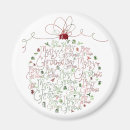 Recherche de boule rouge de noël magnets Vert