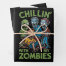 Recherche de zombie papier cadeau Halloween