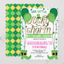 Recherche de irlandais chanceux invitations Petit shamrock