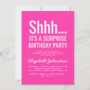 Recherche de féminin anniversaire invitations Typographie