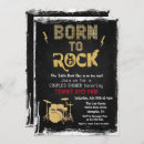 Recherche de rock star baby shower invitations Étoile