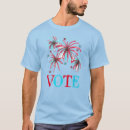 Recherche de bleu de vote tshirts Élection