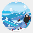 Recherche de alpine ski autocollants Descente