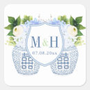 Recherche de chinois mariage autocollants Monogramme