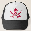 Recherche de crâne de cheveux casquettes Drapeau de pirate