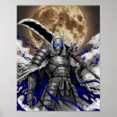 Recherche de démon japonais posters Guerrier