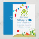 Recherche de sea creatures anniversaire invitations Été