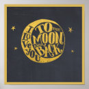 Recherche de la lune et les étoiles posters Amour