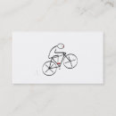 Recherche de cycliste cartes visite Recyclage