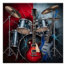Recherche de musique rock posters Tambours